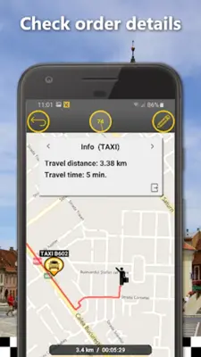 Online TAXI BRAȘOV android App screenshot 2