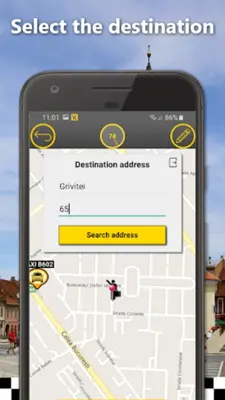 Online TAXI BRAȘOV android App screenshot 3