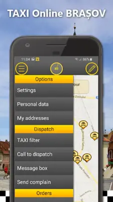 Online TAXI BRAȘOV android App screenshot 5